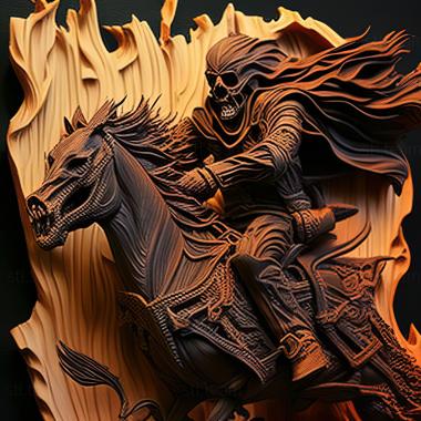 3D model st ghost rider (STL)